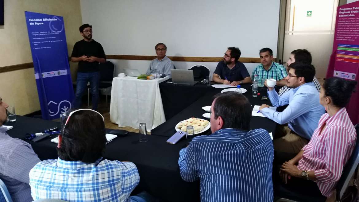 INIA presentó al PER Frutícola proyecto para generar capacidades técnicas y de gestión del agua de riego en pequeños agricultores