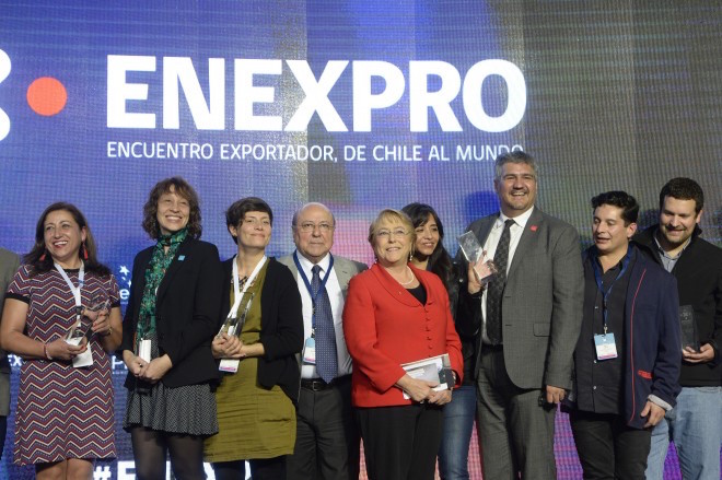 Presidenta de la República destacó la importancia de ENEXPRO para potenciar el desarrollo del sector exportador chileno